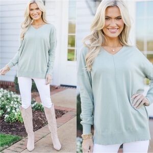 Seafoam Green Sweater